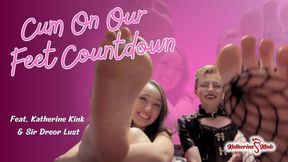 Cum on Our Feet Countdown
