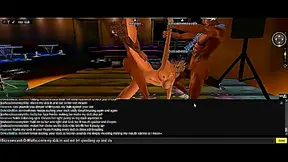 Dolce Beauties Take Turns Pleasuring One Lucky Guy in Steamy 3D Hentai Frenzy