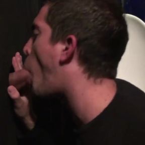 Sucking straight cock in public toilets glory holes