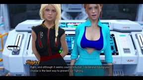 Stranded in Space - Choosing Between the Stepsisters Busty Red Head or the Beuatiful Busty Blonde Virgin