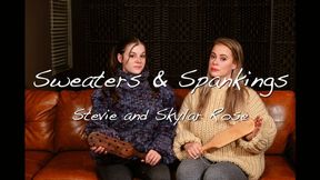 Sweaters and Spankings - Stevie and Skylar Rose Spanking Conversations HD 1080p M4v