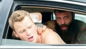 Markus Kage Brent North Get Wild in the Backseat – Steamy Action GayPornHeat 18+