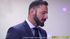 MENATPLAY - Latino Robbie Rojo anal fucked by Antonio Miracle