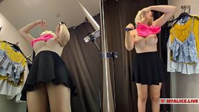 Naked Big Boobed Amateur Strips Through Haul, Caught In The Act