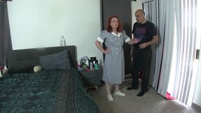 Freeze fucking the maid Evangeline 1