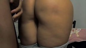 I WANT TO FUCK MY STEPSISTER'S BIG ASS Spanking &mdash;  rubbing but no penetration