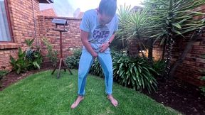 chubby slut piss desperation, pants wetting compilation