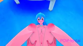 Aquas First Time: Naughty College Girl Seduction in Konosuba Hentai