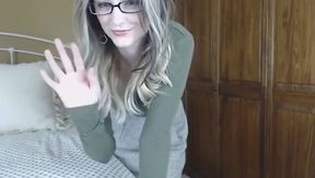 Gorgeous Specs Babe Strips & Pleases with Sexual Skill