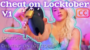 CHEAT ON LOCKTOBER: A Corrupted JOI Compilation V.1 [SUBTITLED] | Topless Femdom Chastity Humiliation with Cum Countdown