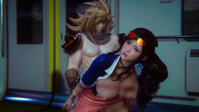 Cute Korean girl gets butt sex fucked in 3D animated porn