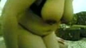 Wanton chubby girlfriend with big booty sucks and rides my cock
