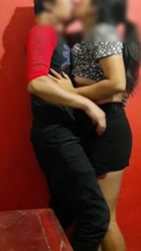 Blowjob by a shy amateur student