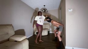 Painful Ballbusting Take Down