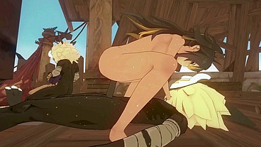 Genshin Impact Candace and Dehya Sex With Hilichurls Hentai MMD 3D Soft Brown Hair