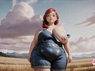 big beautiful woman farm angel gets drilled by everybody [Trailer] (AI generated)