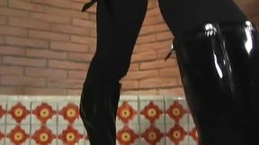 Hungry slut gobble cock in FemDom session