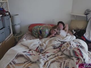 Caring stepmom rides her sick stepson to help him feel better