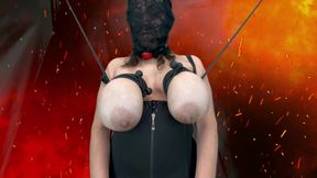 Horny Slut Tied and Milked 4K