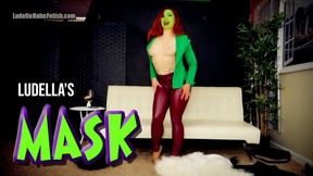 Ludella’s Mask - She-Mask Transformation and Teasing POV JOI with Big Tits and Bare Feet - A Cartoony Cosplay Parody - WMV 720p