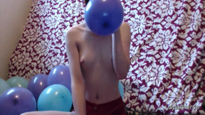 Balloon Blowing &amp; Popping
