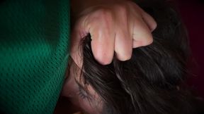 She Loves Domination and Dirty Talk While Getting Her Throat Pounded Hard and Cum on Her Face