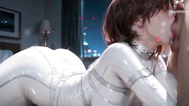 Teen Anime Hentai Tight Bodysuit Deepthroat Creampie 60fps