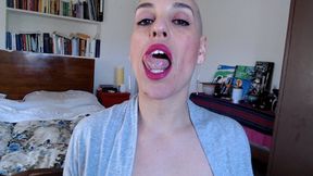 messy mouth clip - drool ahegao and funny noises