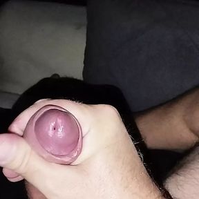 Lots of cum with small penis.