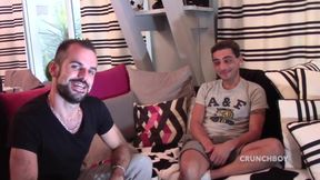Twink fucked by straight curious for casting porn