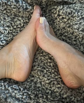 Pretty pampered feet