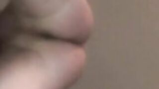 Hard anal banged on stool