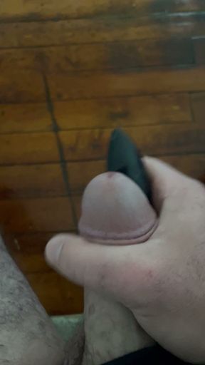 Vibrate my cock until I bust
