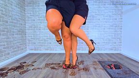 203 Part 2 - Body Cam - Destroying Your Cock & Balls Under Our Muddy Wild Stilettos - Trample Trampling CBT Ballbusting Shoe Heels Heel Foot Crush