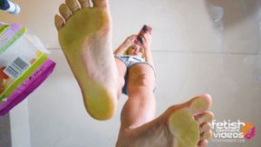 You live under my feet - my human floor ( Giantess POV Views with Princess Serena ) - 4K UHD MP4