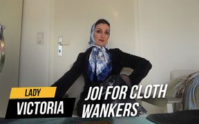 Headscarf Mistress: Horny jerk off instructions for cloth wankers