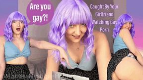 Caught By Your Girlfriend Watching Gay Porn - Make Me Bi Bisexual Encouragement and Humiliation Femdom POV with Mistress Mystique - WMV