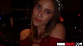 Wife Takes Big Black Cock After Halloween Party, Cuck Watches