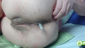 Checking Rectal Tempetature