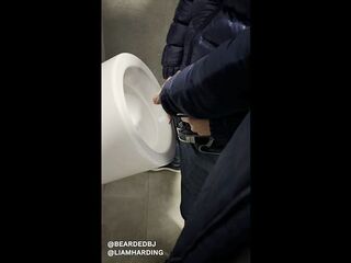 Hawt dad gives sexy blow job to hot male in public bath
