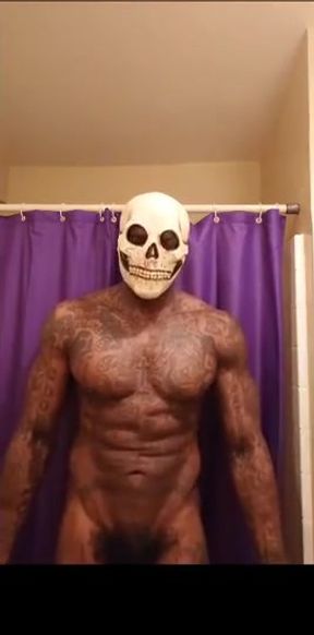 BBC Worship Hallelujah Johnson (Ghost Rider Johnny Blaze) Tall Dark Chocolate Muscles Tattoos Hairy BBC Hallelujah