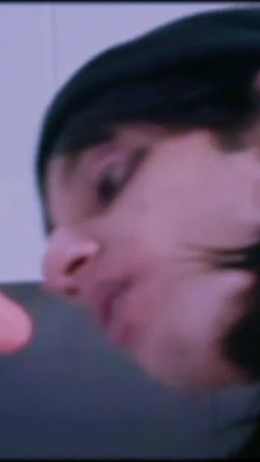 Goth Tranny Suckslut Ombunny Loves Throating Cock so Much Her Eyes Keep Rolling up