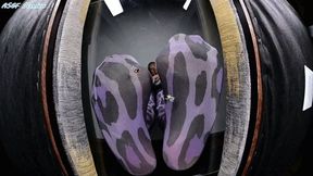 SMD 's purple patterned hose STOMP!! - MP4