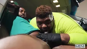 MEN - Car Salesmen Trevor Brooks And Shadow Take Turns Pounding Their Chubby Client Santana XXL