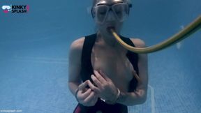 Underwater Bondage, Kink & Cum in My Tight Wetsuit