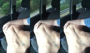 Gripping That College Ass While She Sucks Cock