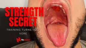 GIANT ANDY TRAINS AND DEVOURS HIS GYM PARTNER SUB