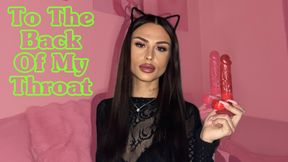 To The Back Of My Throat