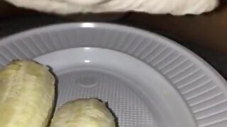 Cumming on a Banana and Eating It - An Unconventional Delight!