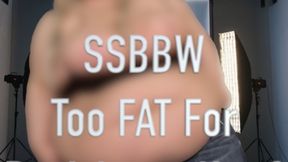 SSBBW Too FAT For Real Jeans Now